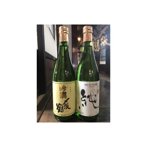 〆張鶴　吟醸・純米吟醸飲み比べ720ml×2本セット AB4028