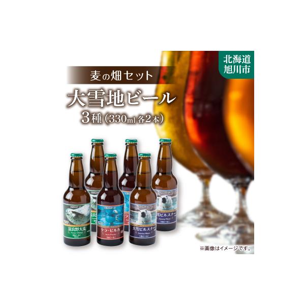 【クラフトビール 飲み比べ】大雪地ビール「麦の畑セット」3種6本 北海道 旭川_00022