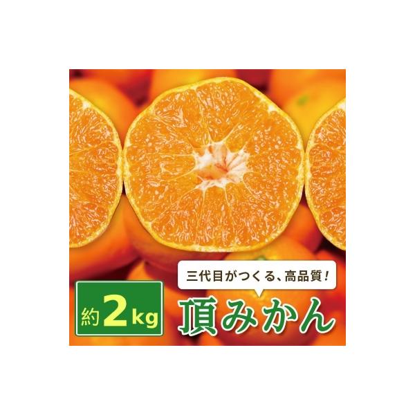 三代目がつくる高品質【頂みかん】2kg【A31-59】
