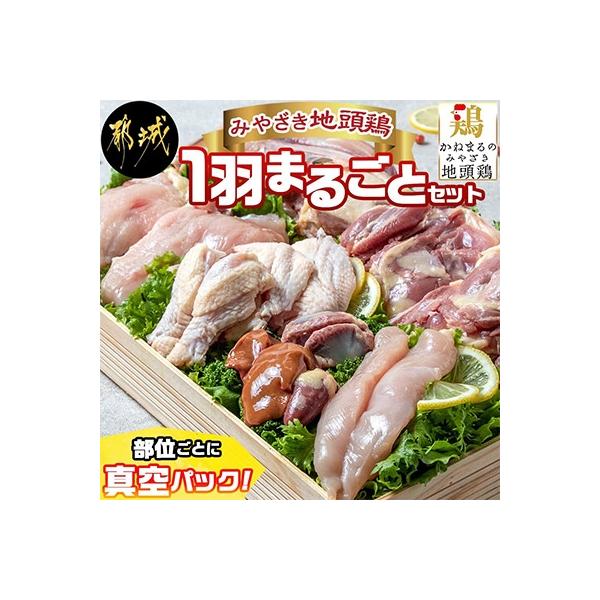 【宮崎県 都城市】みやざき地頭鶏1羽まるごとセット