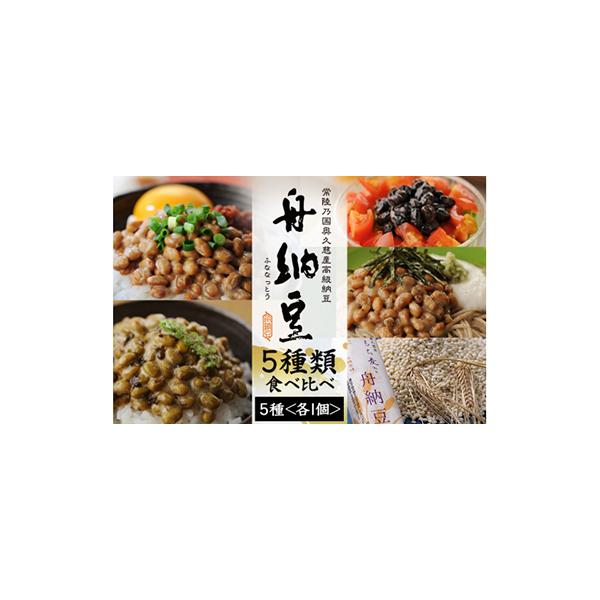【茨城県産大豆】舟納豆　ふるさと便り　5本セット