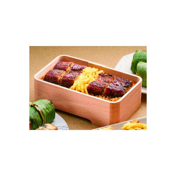 観光動画付き うなぎのセイロ蒸し2食(320g×2)+炙りうなぎむすび2個