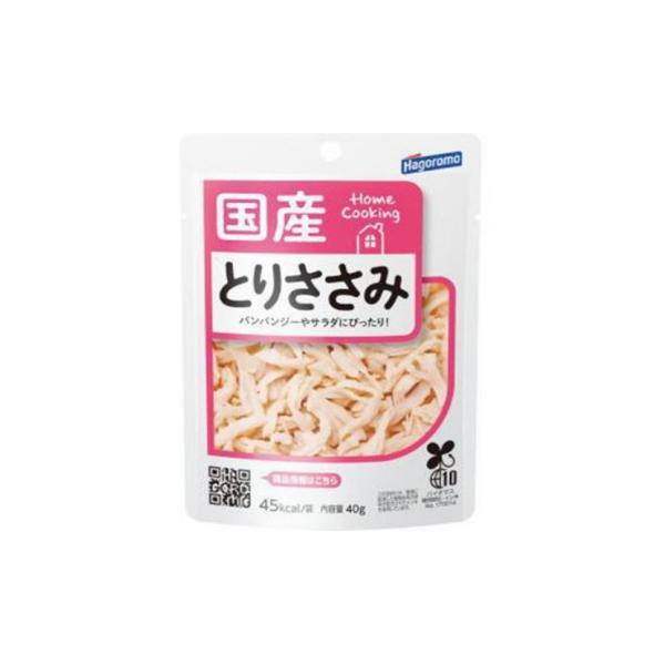 《はごろもフーズ》　ホームクッキング　とりささみ国産　40g(パウチ)×24個