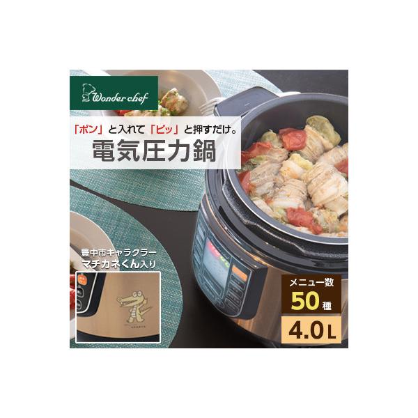 「ポン」と入れて「ピッ」と押すだけ!　電気圧力鍋 4L OEDD40G