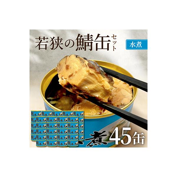 若狭の鯖缶45缶セット(水煮)
