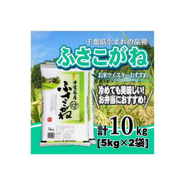 【令和7年産】千葉県産「ふさこがね」精米 10kg(5kg×2袋)