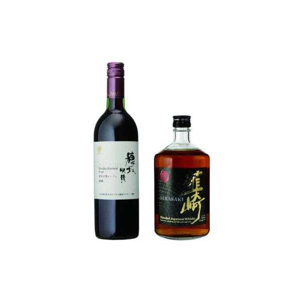 韮崎ウイスキー&赤ワインのセット