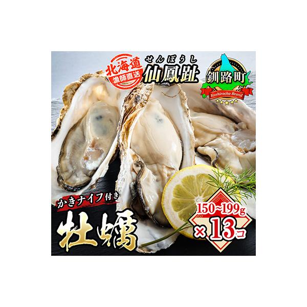 仙鳳趾名産 牡蠣 150～199g×13個+かきナイフ付K4-3