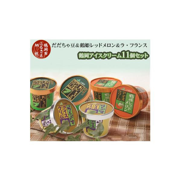 鶴岡よくばりアイスセット(11個)　A01-701