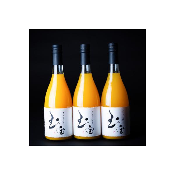 【無添加】玉宝みかんジュース(720ml×3本)【C64-5】