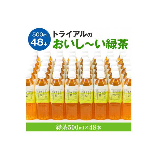 トライアルのおいし～い緑茶(500ml×48本)