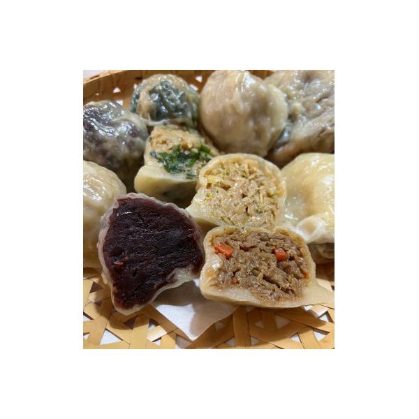 【信州の郷土食】唐木製菓の手作りおやき薄皮、具材たっぷり!5種18個入り