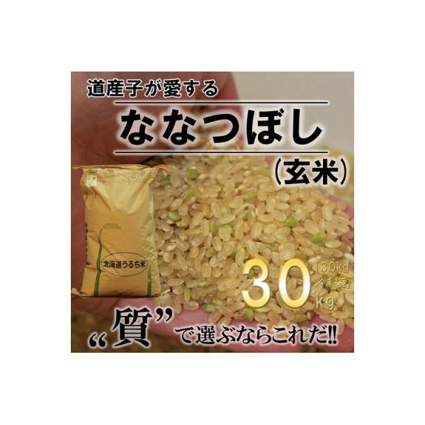 【令和8年産・先行予約】ふかがわまい「ななつぼし玄米」30kg