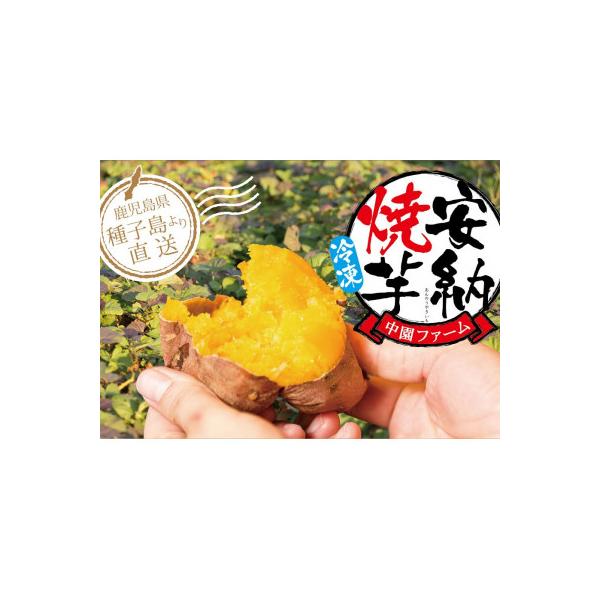 中園ファームの熟成安納芋焼き芋(冷凍)3.6kg(業務用袋1.2kg×3袋)