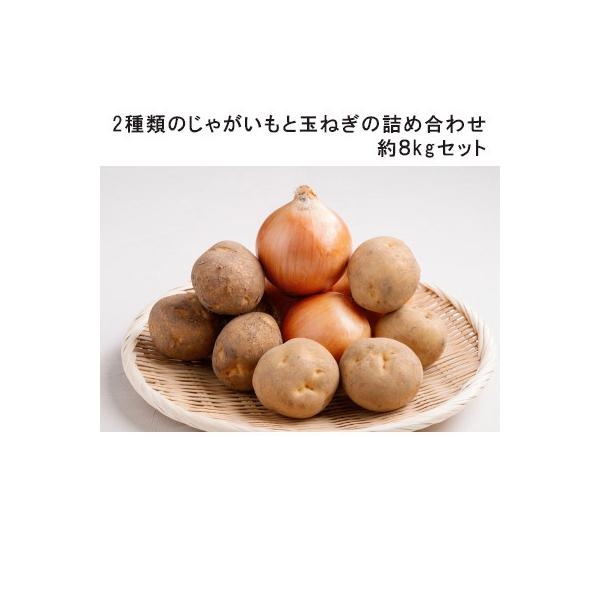 2種類のじゃがいもと玉ねぎの詰め合わせ 約8kgセット