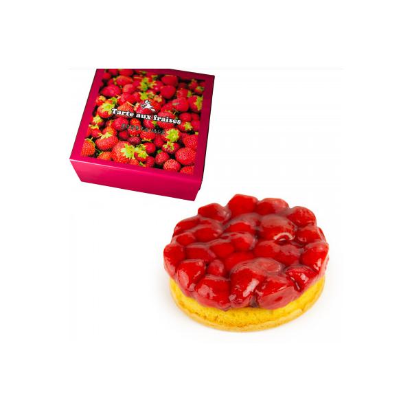 魔法洋菓子店ソルシエの苺のコンポート タルトケーキ 4号 直径12cm 2人～3人分 約250g