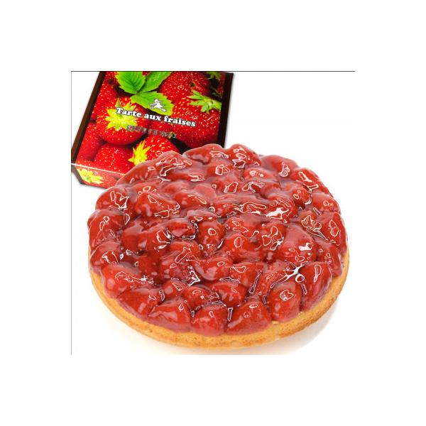 魔法洋菓子店ソルシエの苺のコンポート タルトケーキ 6号 6人～8人分 直径19cm 約720g