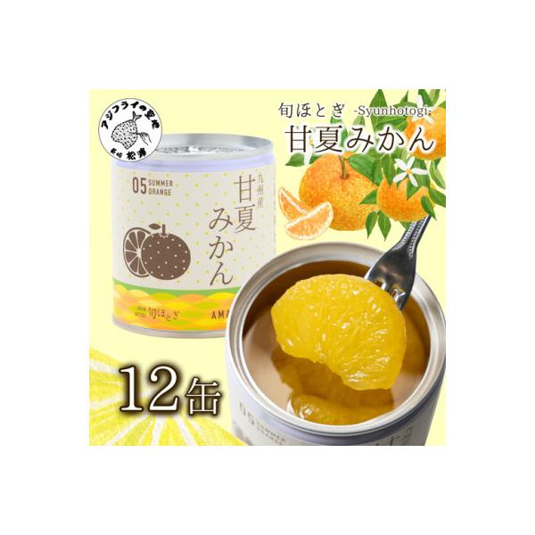 缶詰工場直送　特選果実「旬ほとぎ」甘夏みかん12缶