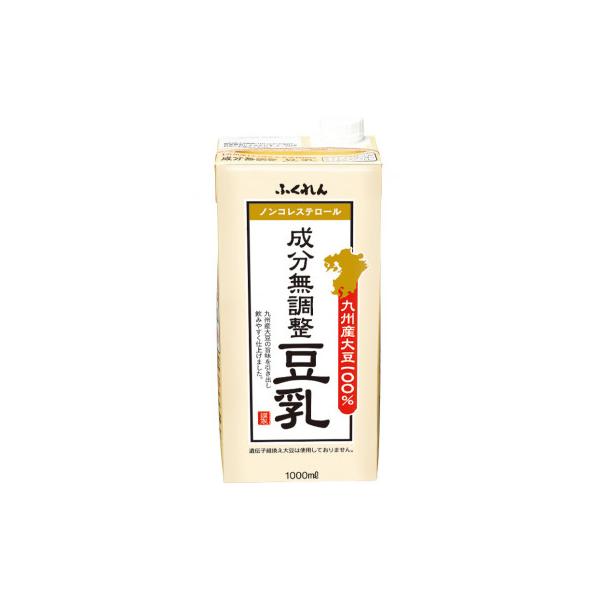 九州産 大豆 成分無調整豆乳　1000ml×6本入り×2箱