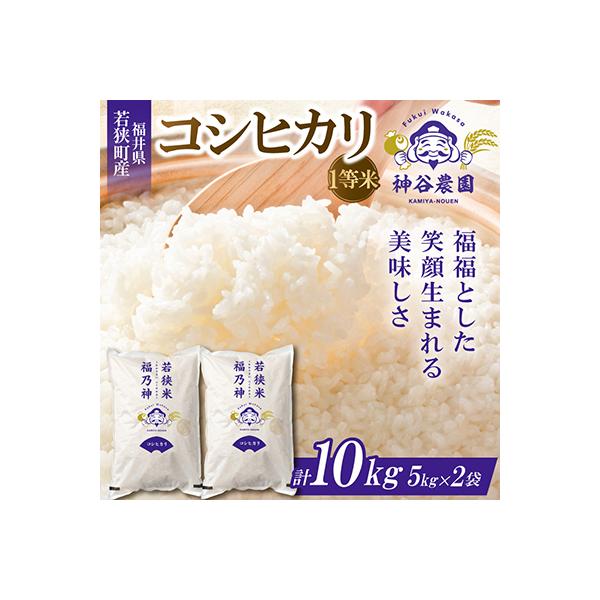 【令和8年産先行受付】福井県若狭町コシヒカリ(1等米)　10kg(5kg×2袋)
