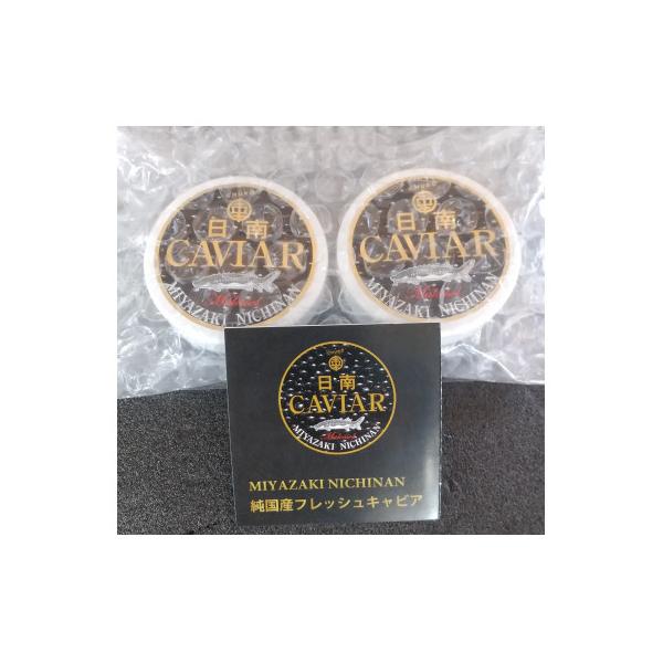 ふるさと納税 日南市 国産フレッシュキャビア4g×2個