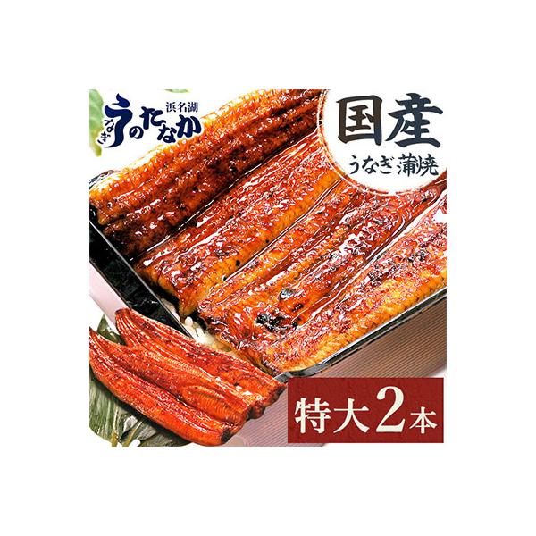浜名湖・うなぎのたなかの長蒲焼2本セット!ふっくら柔らか♪国産うなぎ長蒲焼※合計360g程度