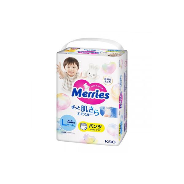 メリーズ　エアスルー　紙おむつ　パンツ　Lサイズ44枚入り×3パック
