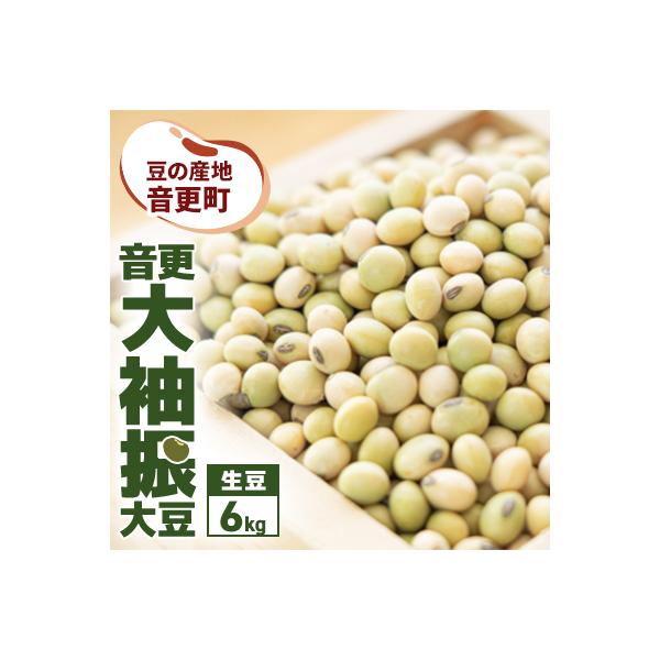 豆の産地 十勝おとふけ町 音更大袖振大豆6kg 令和7年産【A48】