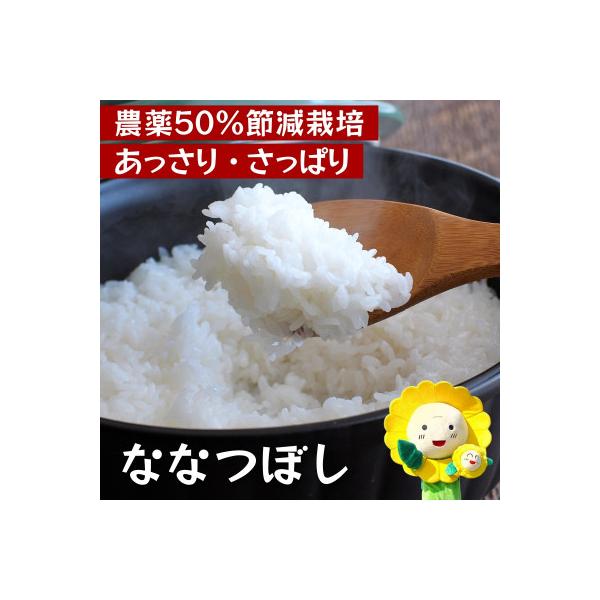 【令和7年産】ななつぼし 5kg 農薬50%節減栽培米  北海道北竜町産
