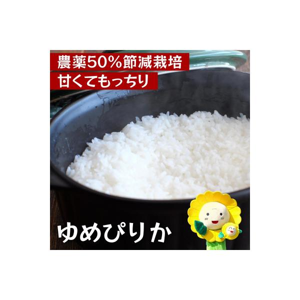 【令和7年産】ゆめぴりか 無洗米 農薬50%節減栽培 10kg 北海道北竜町産