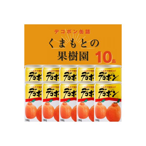 くまもとの果樹園 デコポン缶詰10缶セット