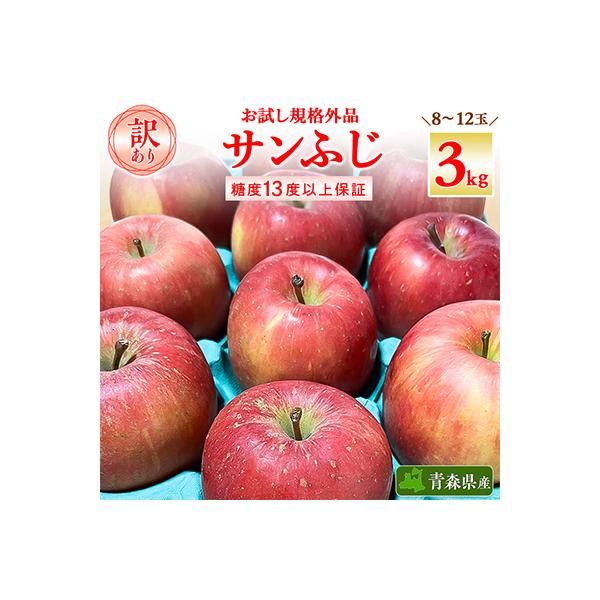 お試し 規格外品 糖度13度以上保証 りんご サンふじ 訳あり 【R7年りんご品評会最高賞】