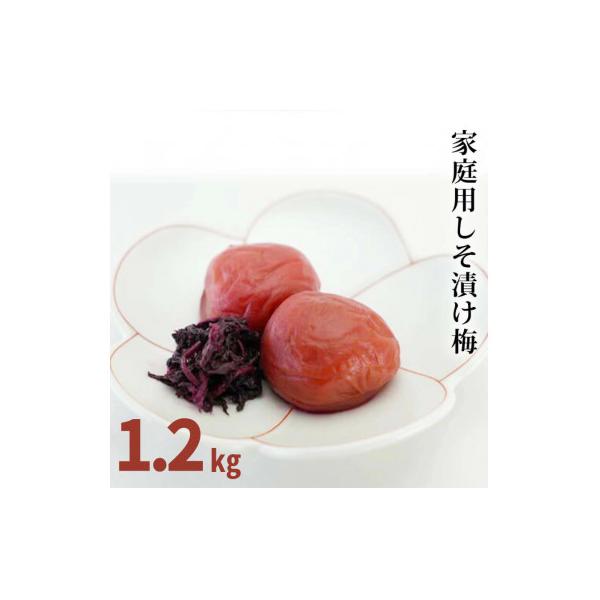 【家庭用訳あり】みなべの梅(しそ漬け)1.2kg(600g×2パック入)