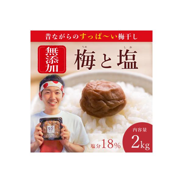 【常温保管可能 】天日塩だけで漬けた無添加梅干し2kg|南高梅