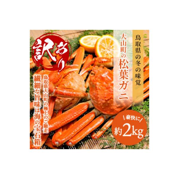 【2027年1月以降順次発送】[冷凍]訳あり松葉ガニ約2kg詰め合わせ　OM-13-2