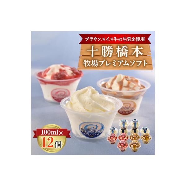 十勝橋本牧場プレミアムソフト12個