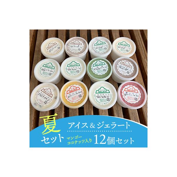 【夏セット】アイス&ジェラート 12個セット
