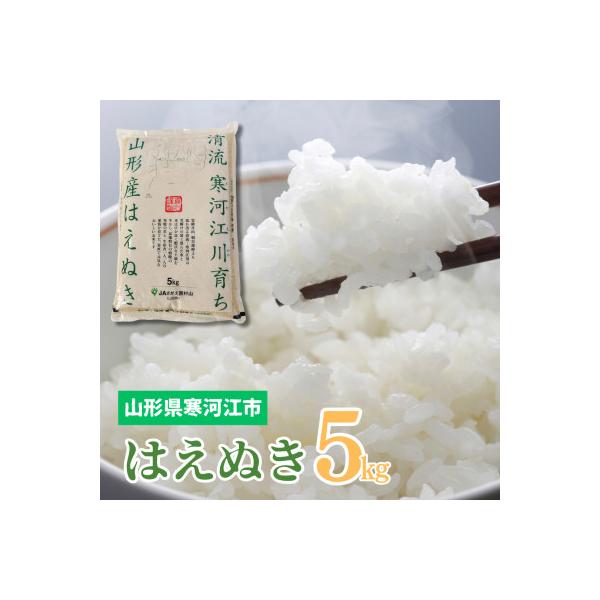 【令和7年産】清流寒河江川育ち 山形産はえぬき　5kg×1袋