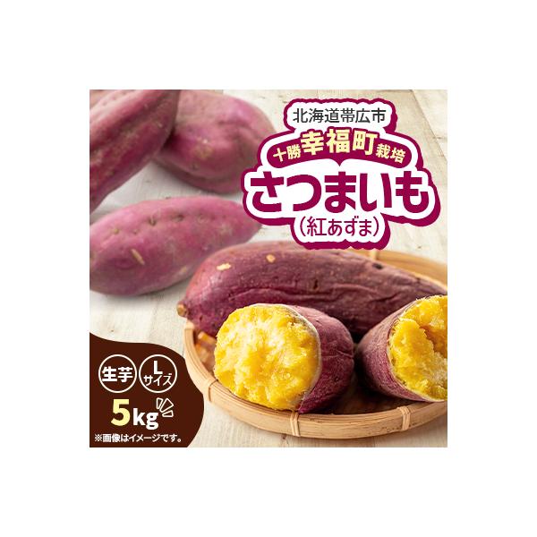 【先行受付】直送!十勝「幸福」さつまいも(紅あずま)Lサイズ5kg