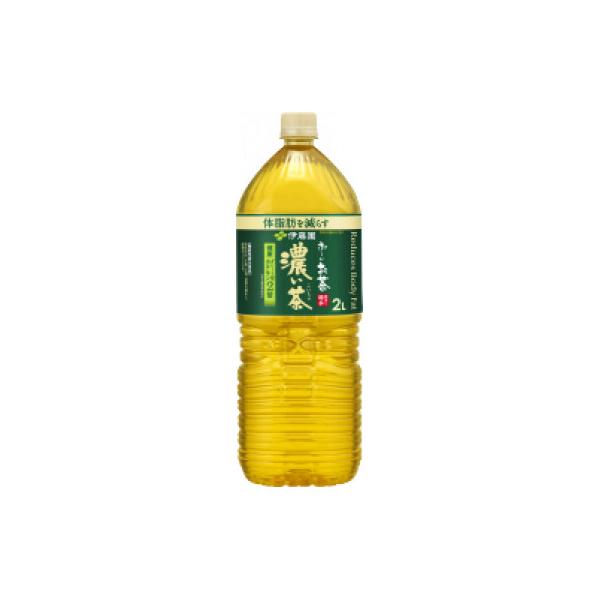 【機能性表示食品】 お～いお茶　濃い茶2L×2ケース(12本)