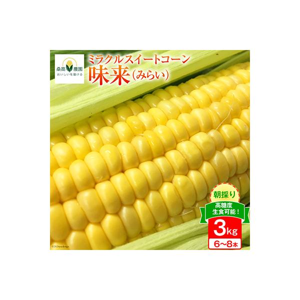 ミラクルスイートコーン「味来(みらい)」3kg