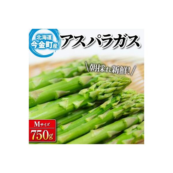 【先行受付】朝採れ新鮮アスパラ 750g Mサイズ 秀品 北海道産 旬野菜