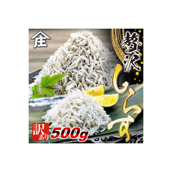 訳ありしらす干し 500g  冷凍 減塩 南知多町師崎 山庄水産