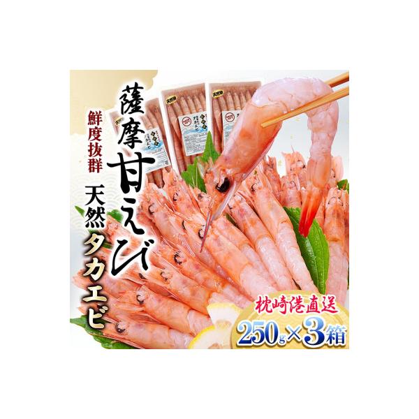 天然タカエビ250g×3箱　A1-1