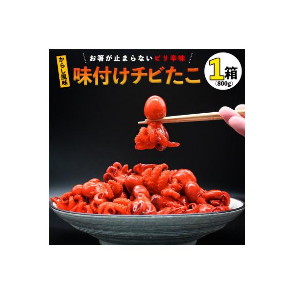 ふるさと納税 大洗町 味つけチビたこ(からし風味)1箱