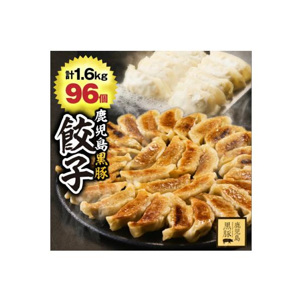鹿児島黒豚 餃子1.6kg(96個)　1289-1
