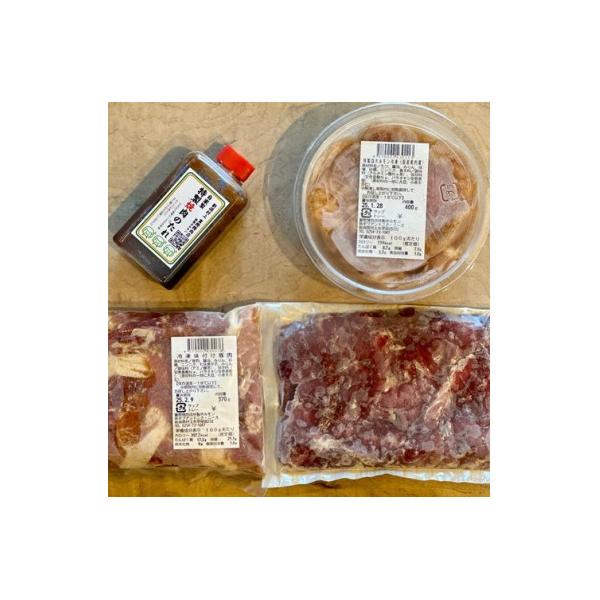 【数量限定】お試し焼肉セット 特製 国産 ホルモン&豚肉 計3種+焼肉たれ付き 1082003