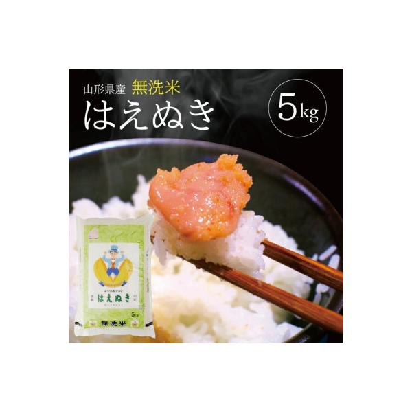 令和7年産　無洗米はえぬき　精米5kg×1袋