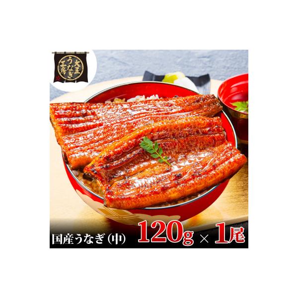大五のうなぎ蒲焼　120g×1尾　国産うなぎ(中サイズ)