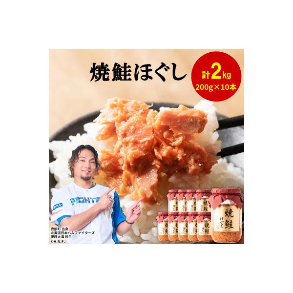 鮭フレーク(焼鮭ほぐし) 200g×10本(計2kg) SS06-3